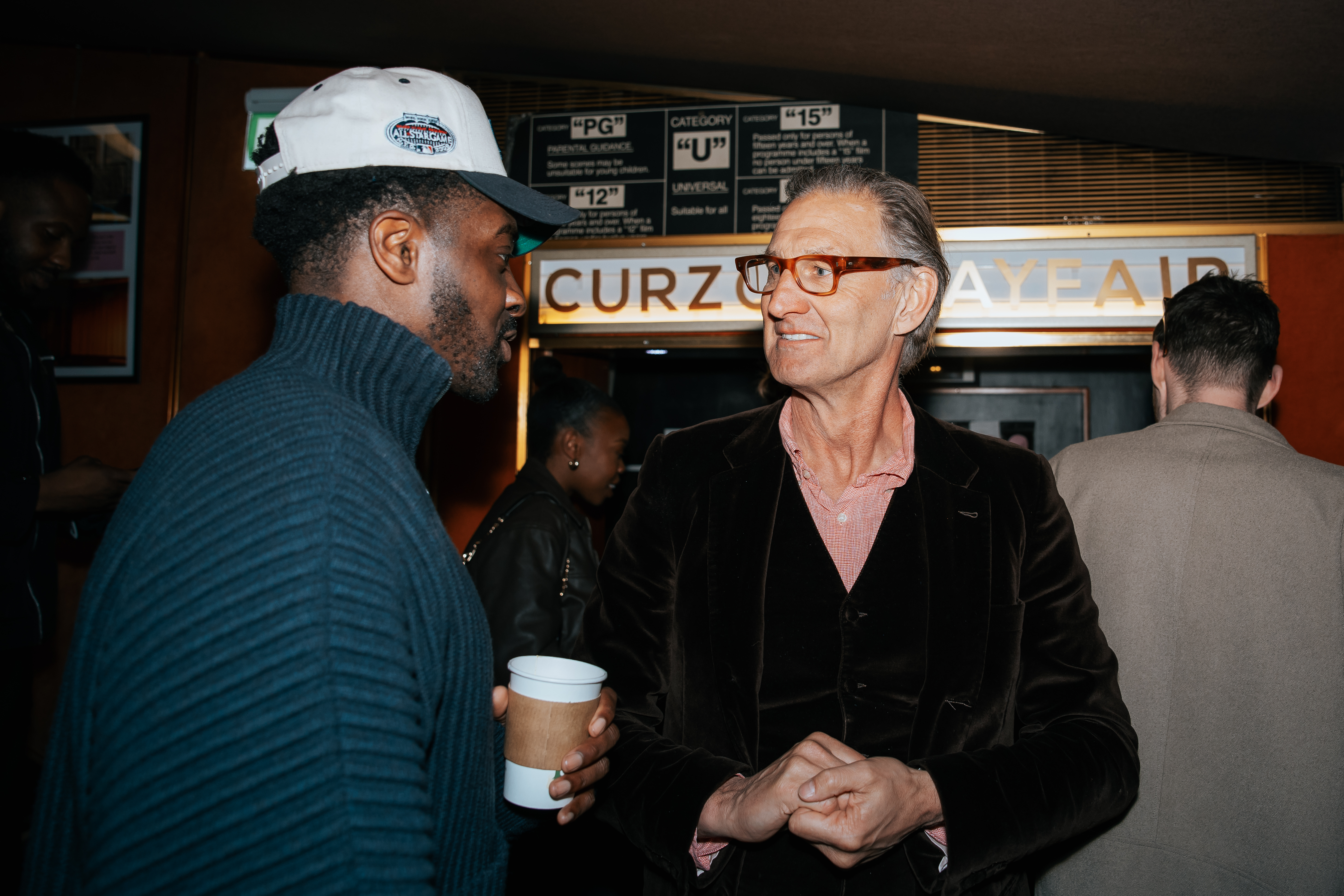 Tony Adams and Guvna B, at the 'This Bed I made' Premiere.