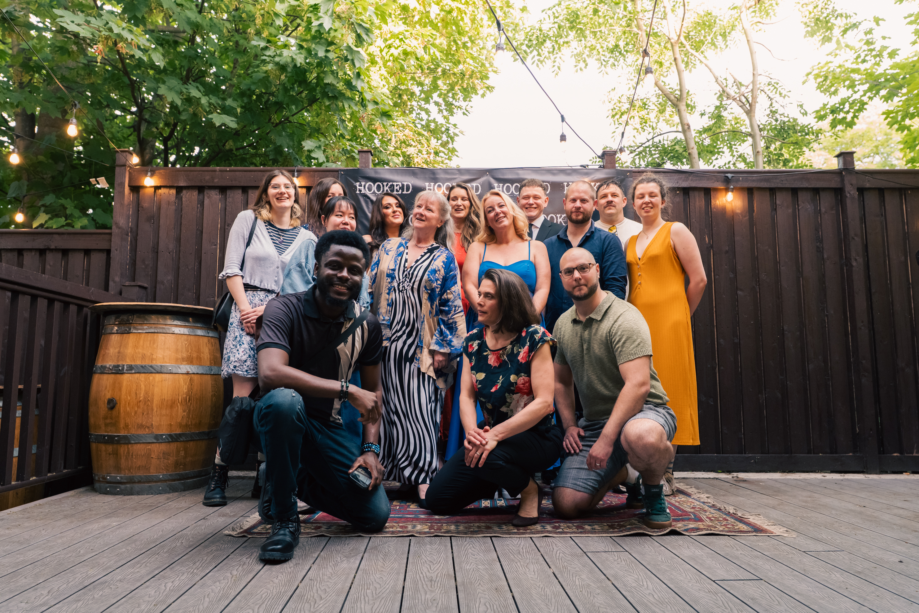 cast and crew of Hooked film - private screening in Sheffield - May 2026