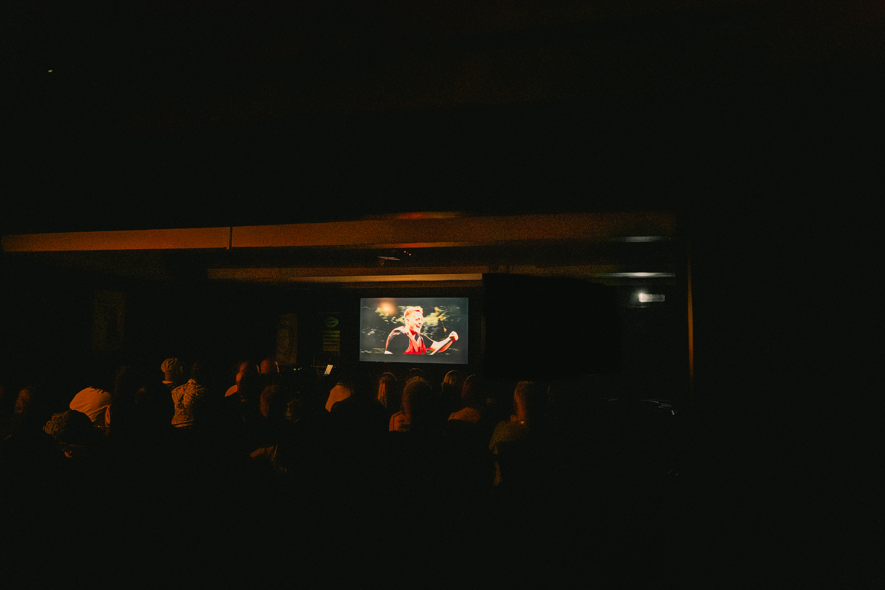 A photo of Caleb appears at the end of the film, Hooked, May 2025 - private screening event